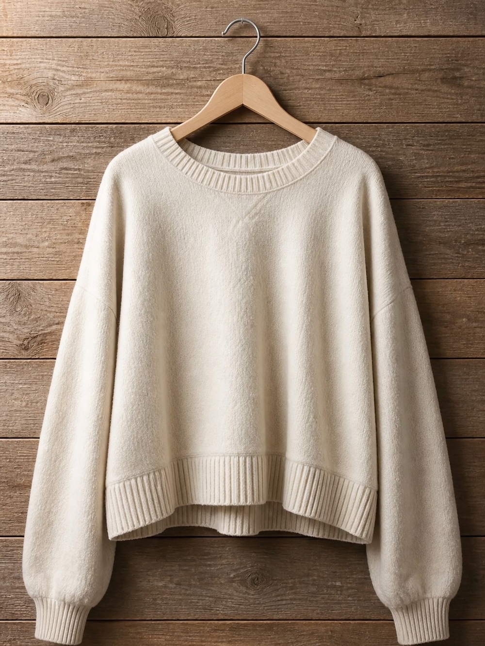 Auden Cozy Cream Crewneck Sweater XXL NWT sweatshirt